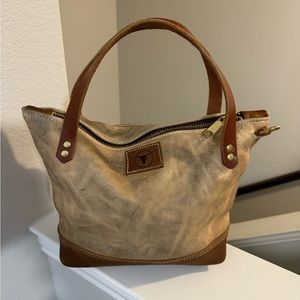 Coastal Hillbilly - Small Amaretto Hillbilly - Leather Purse Tote Bag